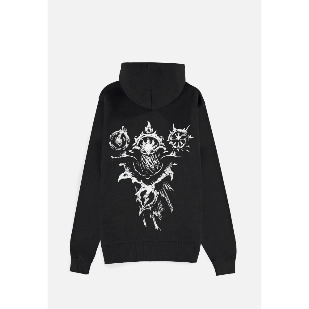Diablo - Diablo IV Sorcerer Sigil Kapuzenpullover mit Reißverschluss - Schwarz